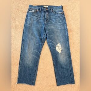 Madewell Women's Blue Boyfriend Jeans